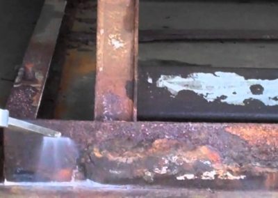 Using Dry Ice to Remove Rust